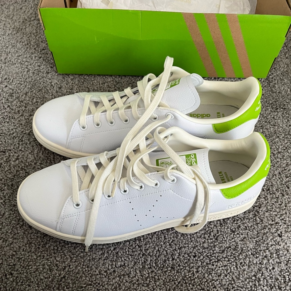 adidas x The Muppets Men's Stan Smith Kermit the Frog Shoes Size 11.5